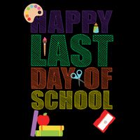 Happy Last Day of School Arts and Crafts Kids T-Shirt
