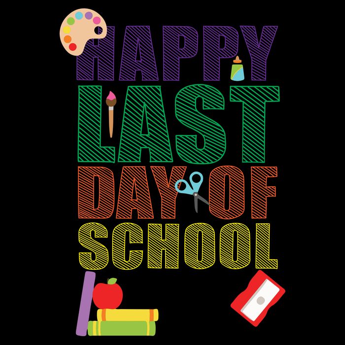 Happy Last Day of School Arts and Crafts Kids T-Shirt