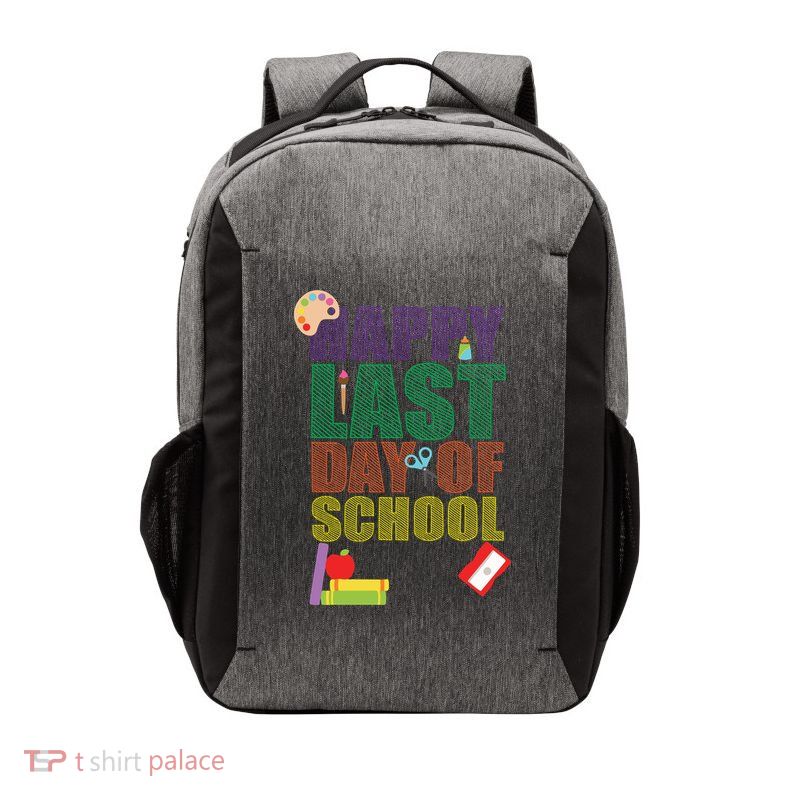 Happy Last Day of School Arts and Crafts Vector Backpack
