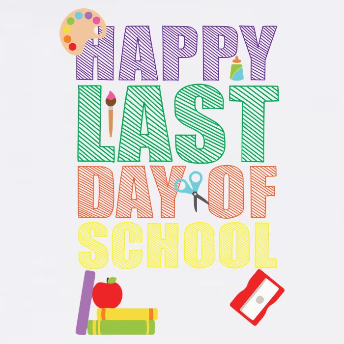 Happy Last Day of School Arts and Crafts Garment-Dyed Sweatshirt
