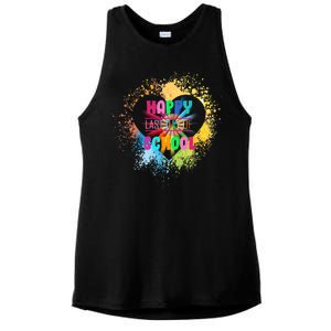 Happy Last Day Of School Colors Of Heart Ladies PosiCharge Tri-Blend Wicking Tank