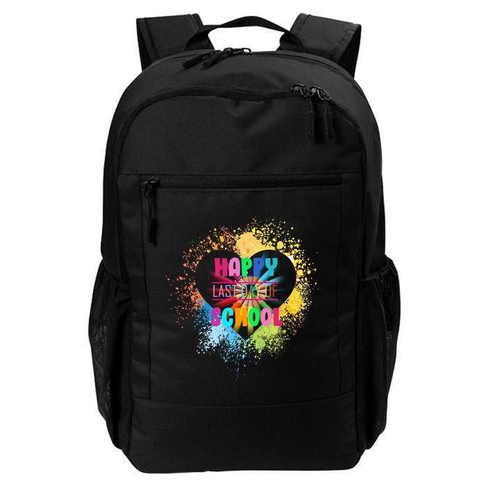 Happy Last Day Of School Colors Of Heart Backpack