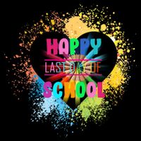 Happy Last Day Of School Colors Of Heart 16 in Basic Backpack