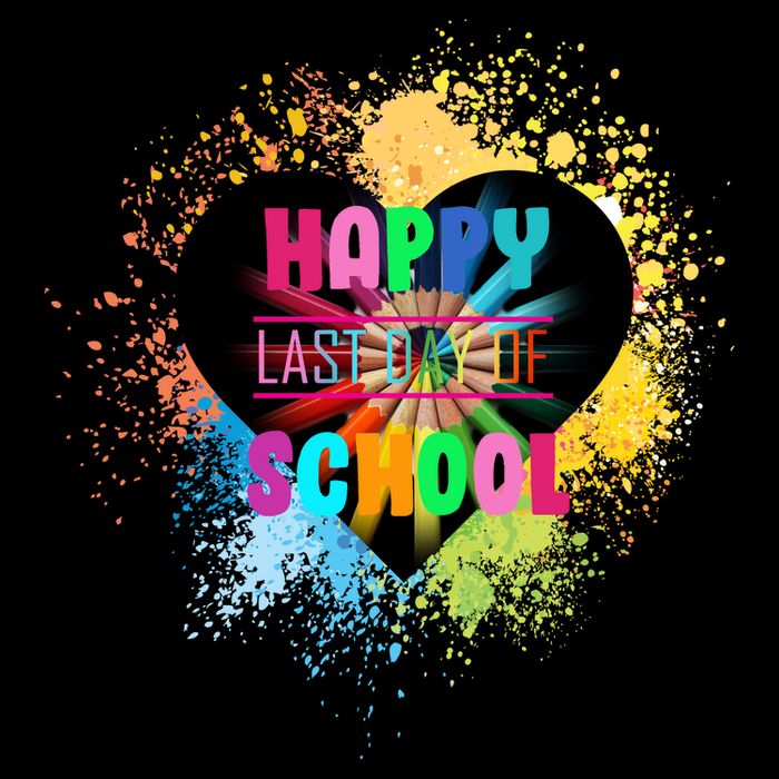 Happy Last Day Of School Colors Of Heart 16 in Basic Backpack