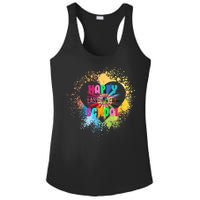 Happy Last Day Of School Colors Of Heart Ladies PosiCharge Competitor Racerback Tank