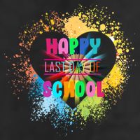 Happy Last Day Of School Colors Of Heart Golf Towel