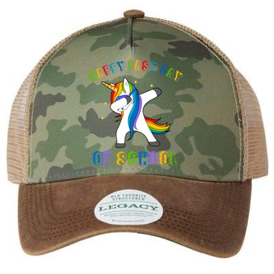 Happy Last Day Of School Dabbing Unicorn Legacy Tie Dye Trucker Hat