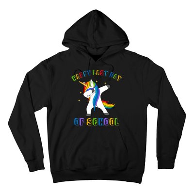 Happy Last Day Of School Dabbing Unicorn Hoodie