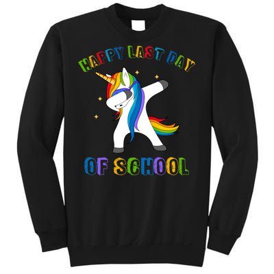 Happy Last Day Of School Dabbing Unicorn Sweatshirt