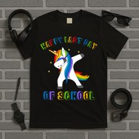 Happy Last Day Of School Dabbing Unicorn T-Shirt