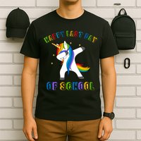 Happy Last Day Of School Dabbing Unicorn T-Shirt