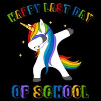 Happy Last Day Of School Dabbing Unicorn Bucket Hat