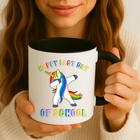 Happy Last Day Of School Dabbing Unicorn Mug
