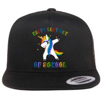 Happy Last Day Of School Dabbing Unicorn Flatbill Hat