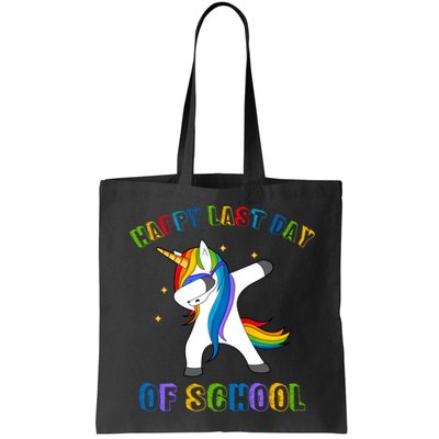 Happy Last Day Of School Dabbing Unicorn Bag