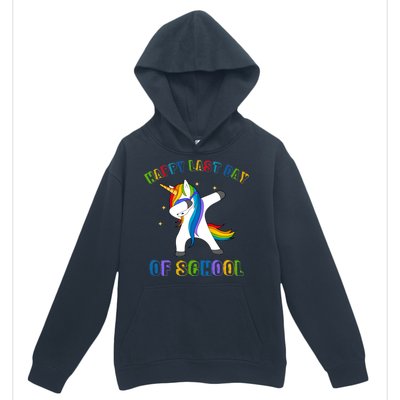 Happy Last Day Of School Dabbing Unicorn Urban Pullover Hoodie