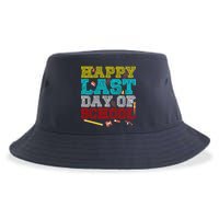 Happy Last Day Of School Pencil Sustainable Bucket Hat