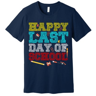 Happy Last Day Of School Pencil Premium T-Shirt