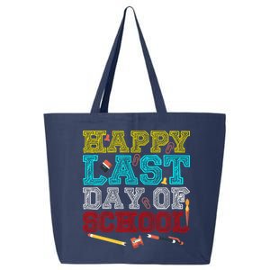 Happy Last Day Of School Pencil 25L Jumbo Tote