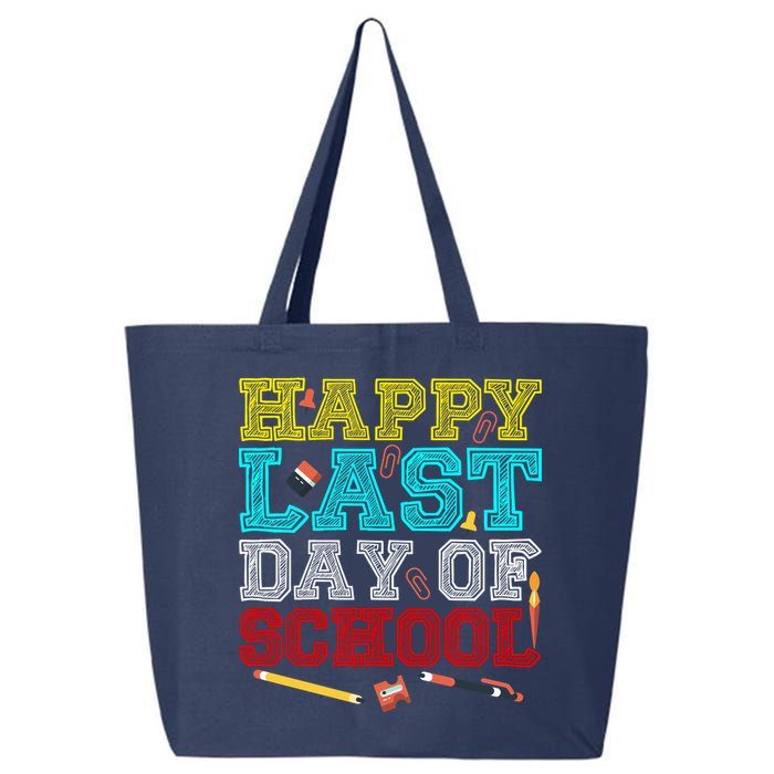 Happy Last Day Of School Pencil 25L Jumbo Tote