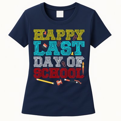Happy Last Day Of School Pencil Womens T-Shirt