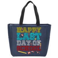 Happy Last Day Of School Pencil Zip Tote Bag