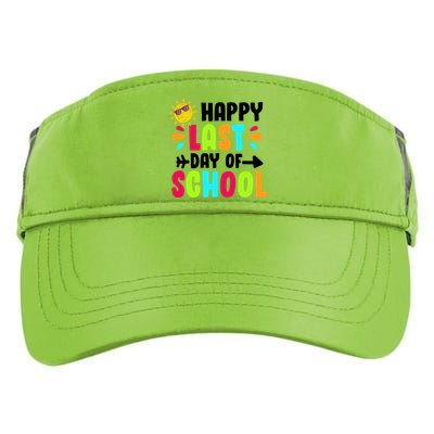 Happy Last Day Of School Sun Adult Drive Performance Visor