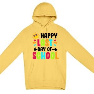 Happy Last Day Of School Sun Premium Pullover Hoodie