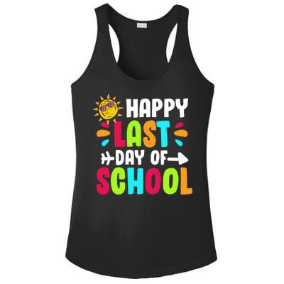 Happy Last Day Of School Sun Ladies PosiCharge Competitor Racerback Tank