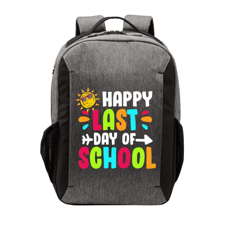 Happy Last Day Of School Sun Vector Backpack