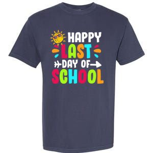 Happy Last Day Of School Sun Garment-Dyed Heavyweight T-Shirt