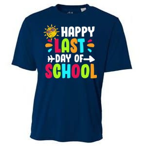 Happy Last Day Of School Sun Cooling Performance Crew T-Shirt