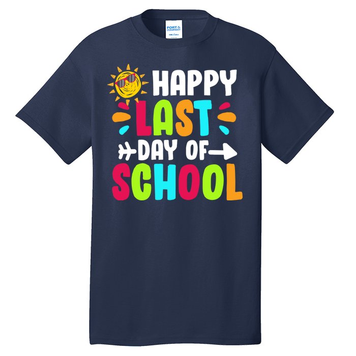 Happy Last Day Of School Sun Tall T-Shirt