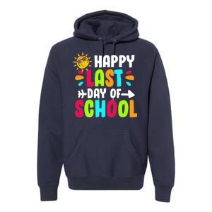 Happy Last Day Of School Sun Premium Hoodie