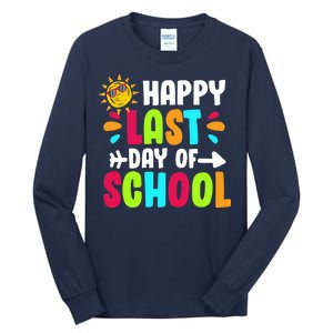 Happy Last Day Of School Sun Tall Long Sleeve T-Shirt