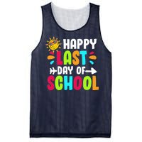 Happy Last Day Of School Sun Mesh Reversible Basketball Jersey Tank