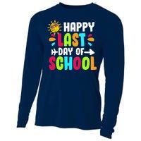 Happy Last Day Of School Sun Cooling Performance Long Sleeve Crew