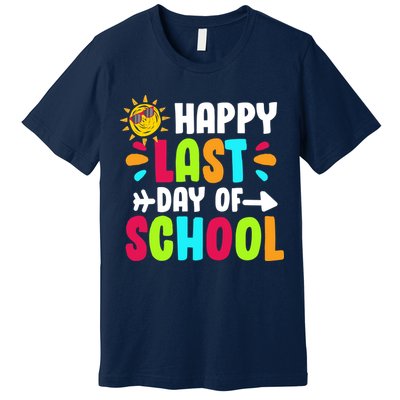 Happy Last Day Of School Sun Premium T-Shirt