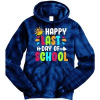 Happy Last Day Of School Sun Tie Dye Hoodie