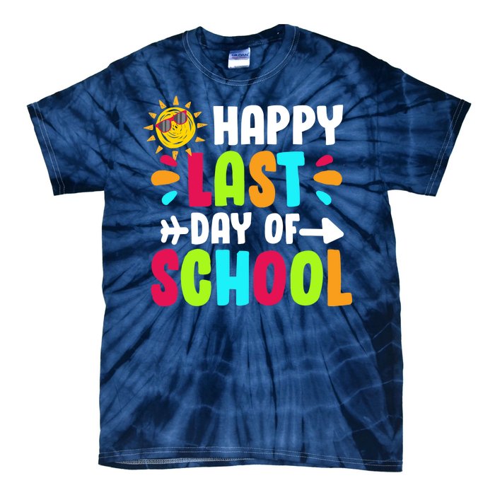 Happy Last Day Of School Sun Tie-Dye T-Shirt