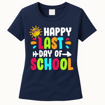 Happy Last Day Of School Sun Womens T-Shirt