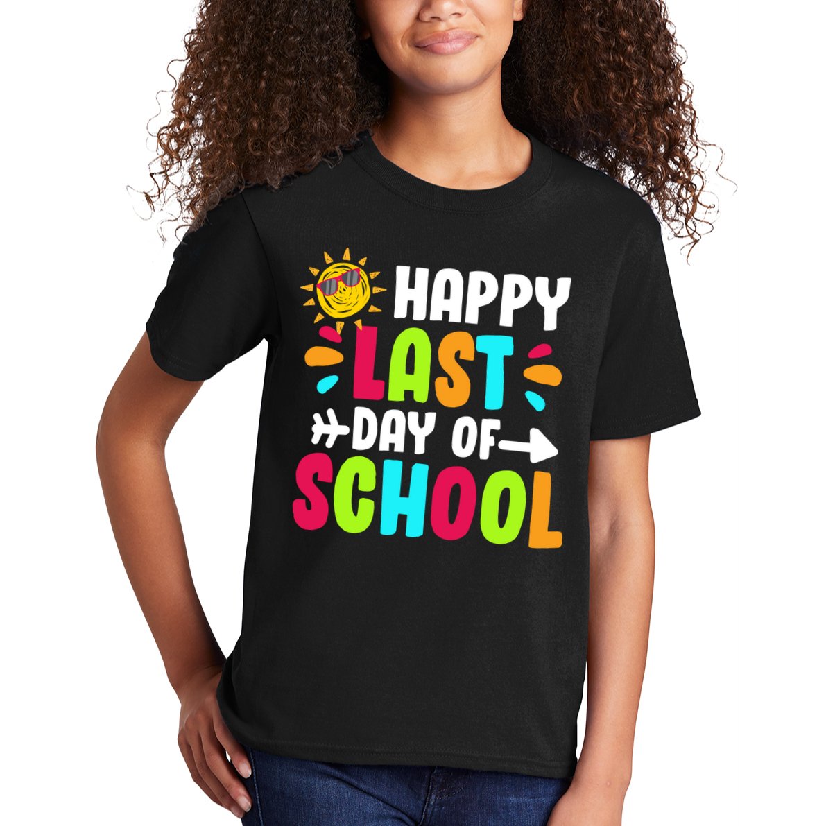 Happy Last Day Of School Sun Kids T-Shirt