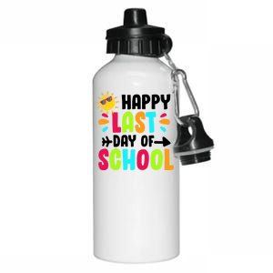 Happy Last Day Of School Sun Aluminum Water Bottle