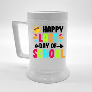 Happy Last Day Of School Sun Beer Stein