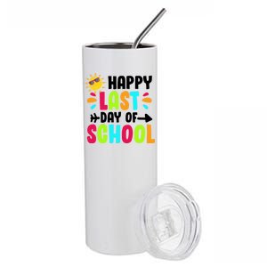 Happy Last Day Of School Sun Stainless Steel Tumbler