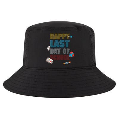 Happy Last Day Of School Supplies Cool Comfort Performance Bucket Hat