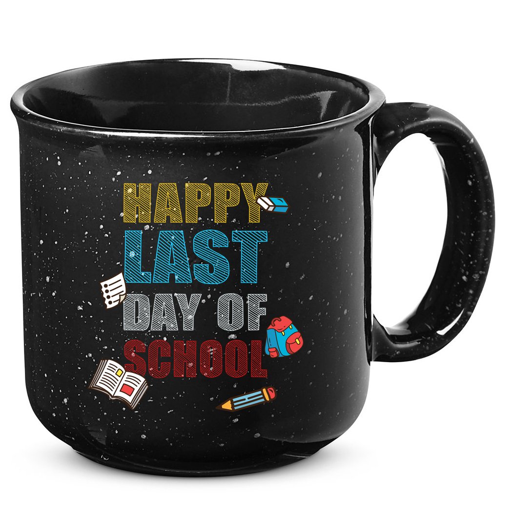 Happy Last Day Of School Supplies 15oz Campfire Ceramic Mug