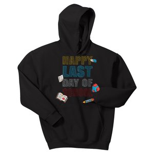 Happy Last Day Of School Supplies Kids Hoodie