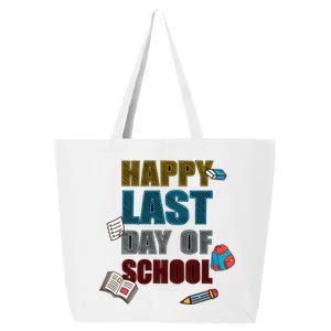 Happy Last Day Of School Supplies 25L Jumbo Tote