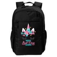 Happy Last Day Of School Unicorn Face Backpack